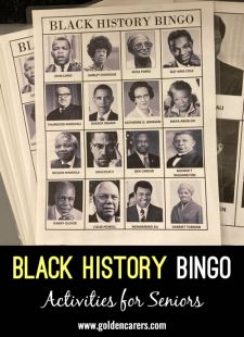 Black History Bingo