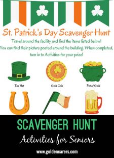 St. Patrick's Day Scavenger Hunt