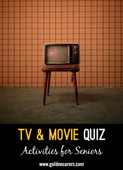 Old-Time TV & Movie Quiz