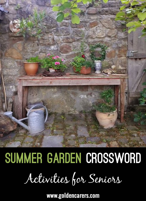 Summer Garden Crossword