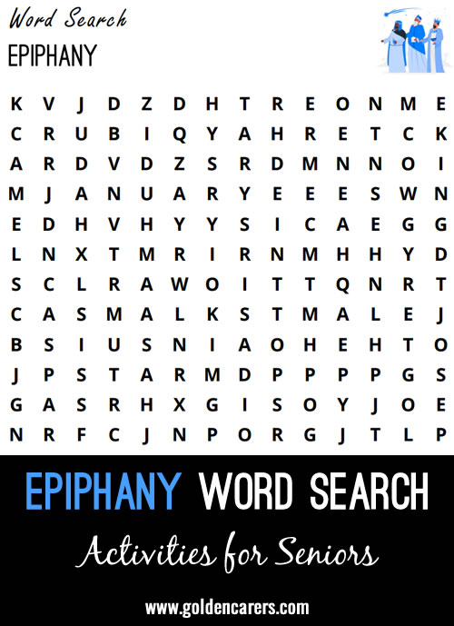 Epiphany Word Search