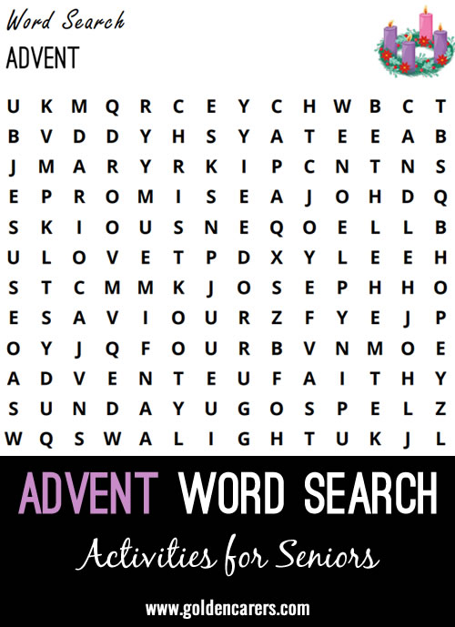 Advent Word Search