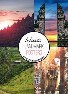 Indonesia Landmark Posters