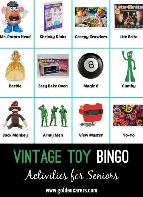 Vintage Toy Bingo