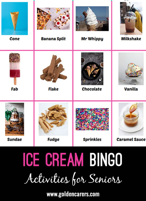 Ice Cream Bingo