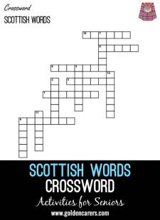 Scottish Words Crossword