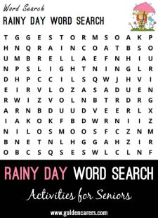 Rainy Day Word Search