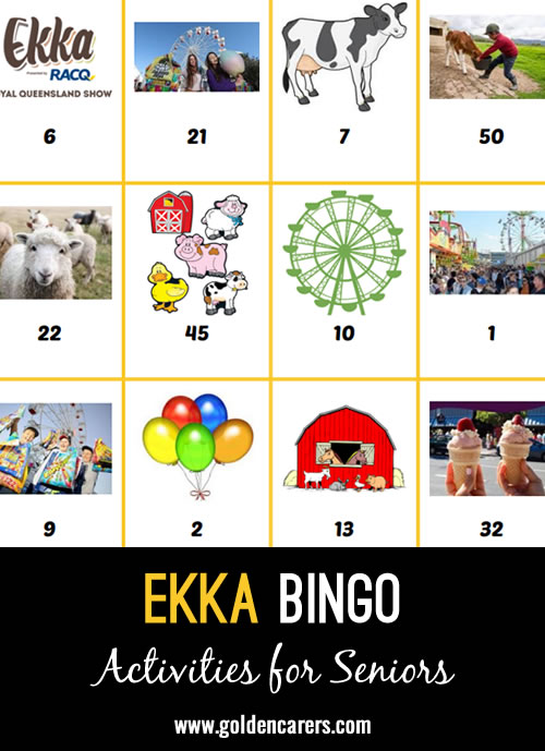 EKKA Bingo