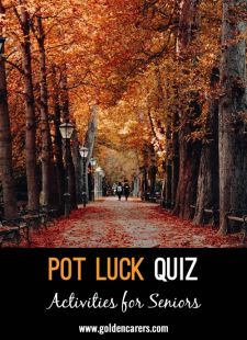 Pot Luck Quiz 48