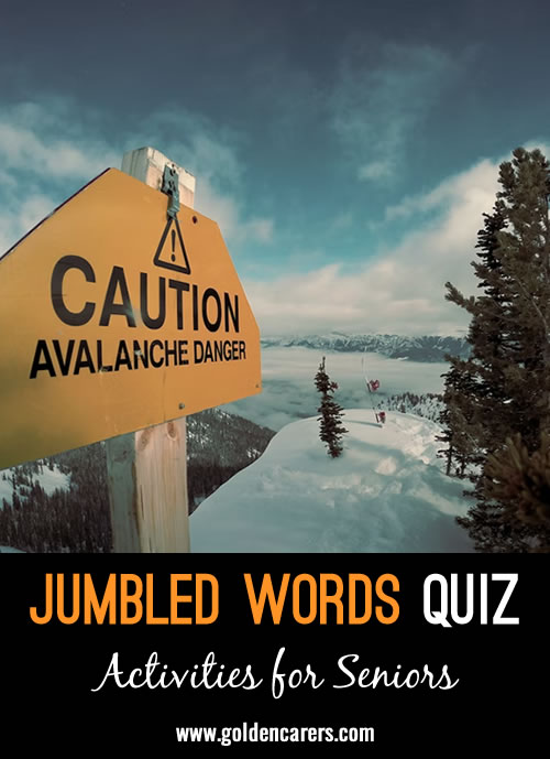 Jumbled Words Quiz