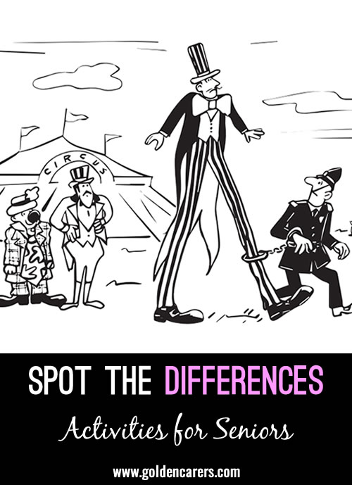 Spot the Differences - Circus