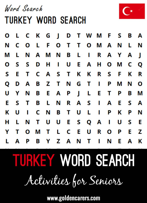 Turkey Word Search