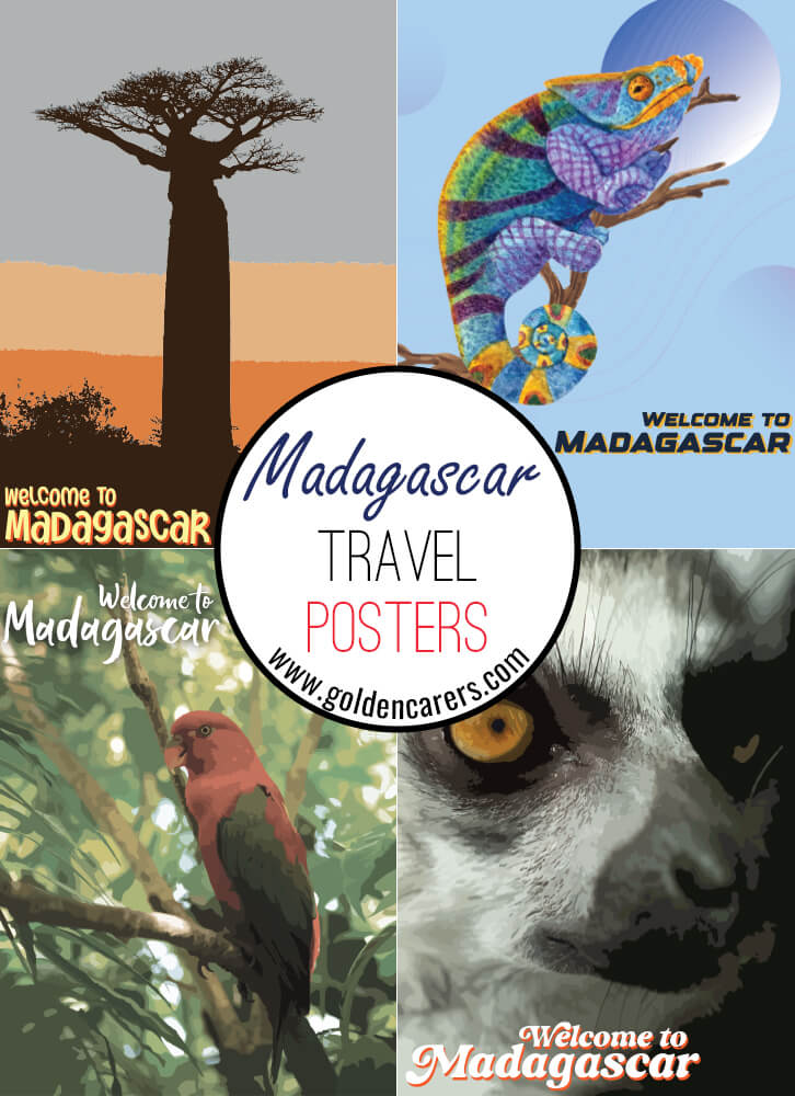 Madagascar Travel Posters