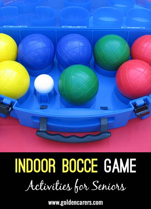 Indoor Bocce Game