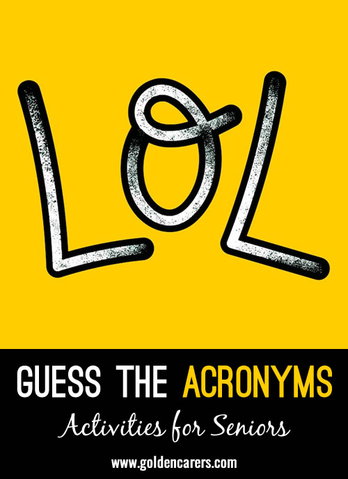 Guess the Acronyms & Abbreviations