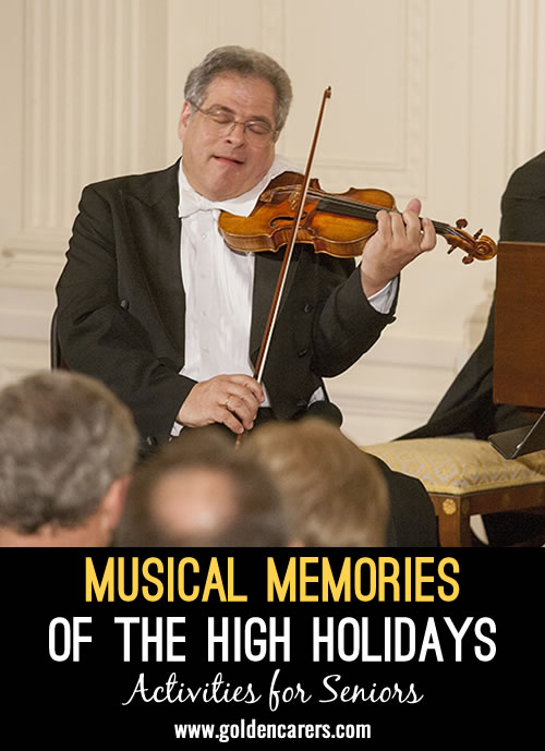 Musical Memories of the High Holidays with Itzhak Perlman