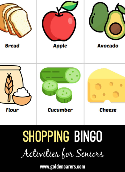 Shopping Bingo