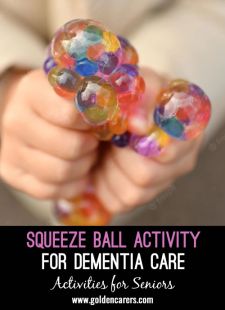 Squeeze Ball Activity for Dementia Care