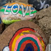 Positivity Rock Painting