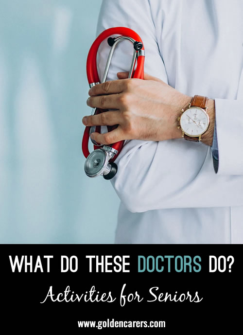 What Do These Doctors Do? Quiz