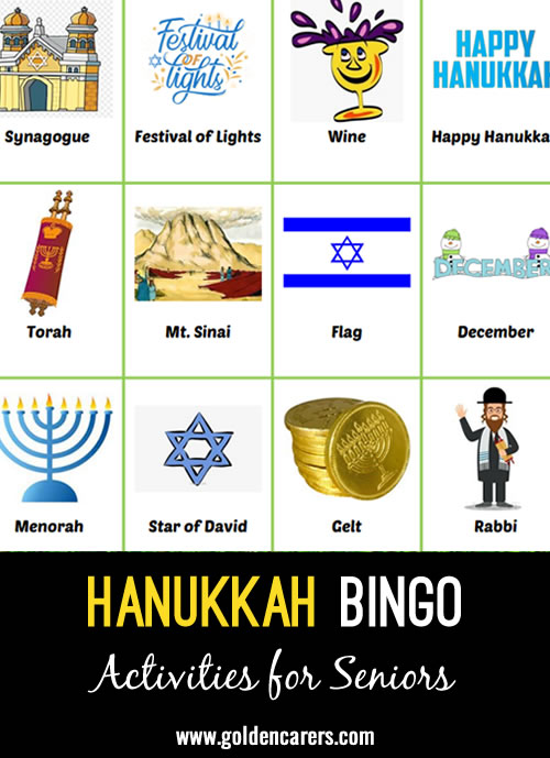 Hanukkah Bingo