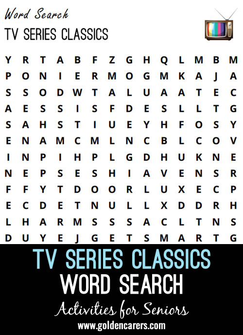 TV Series Classics Word Search