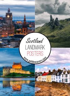 Scotland Landmark Posters