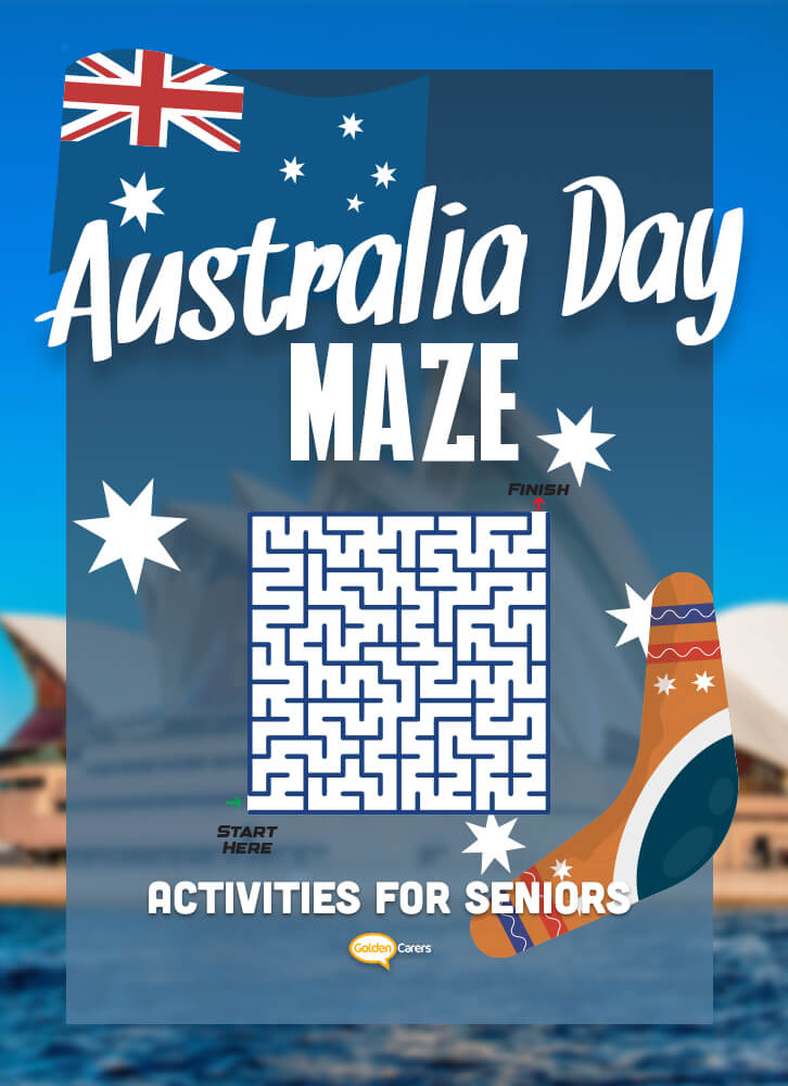 Australia Day Mazes