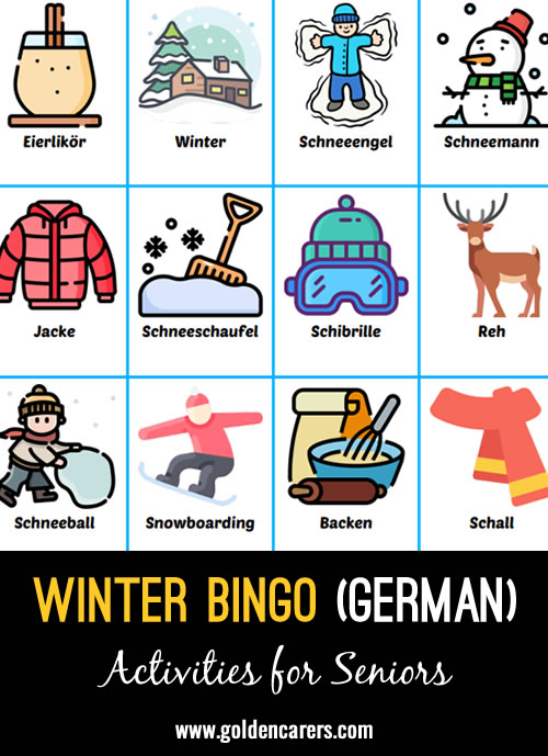 Winter Bingo (German)