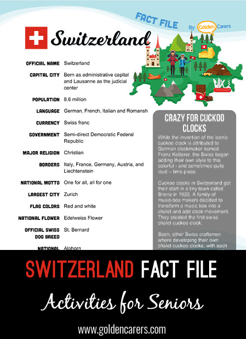 Switzerland Fact File