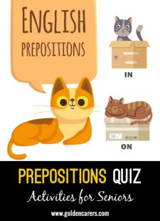 Preposition Quiz