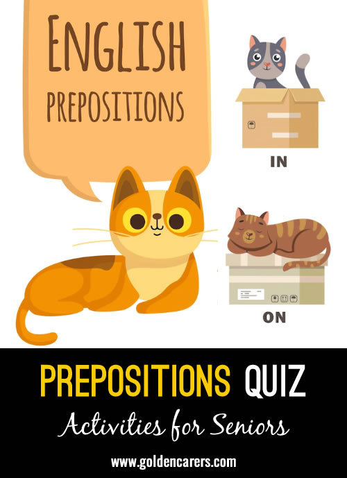 Preposition Quiz