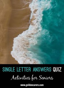 Single Letter Answers Quiz