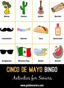 Cinco De Mayo Bingo