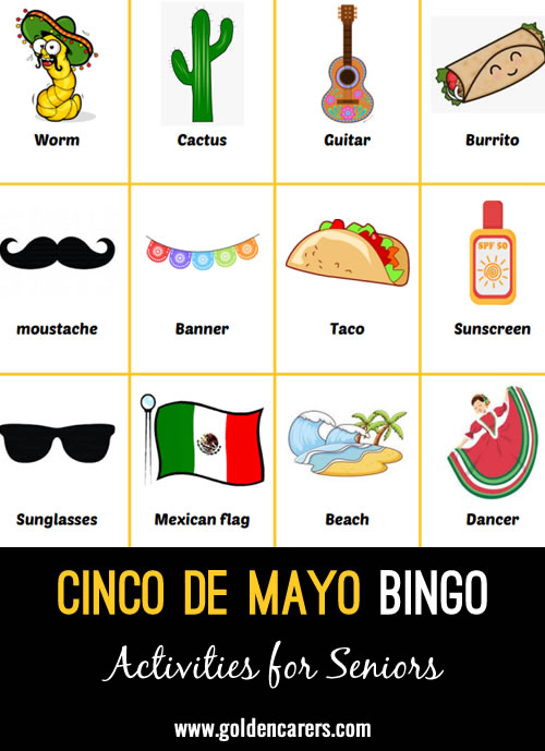 Cinco De Mayo Bingo