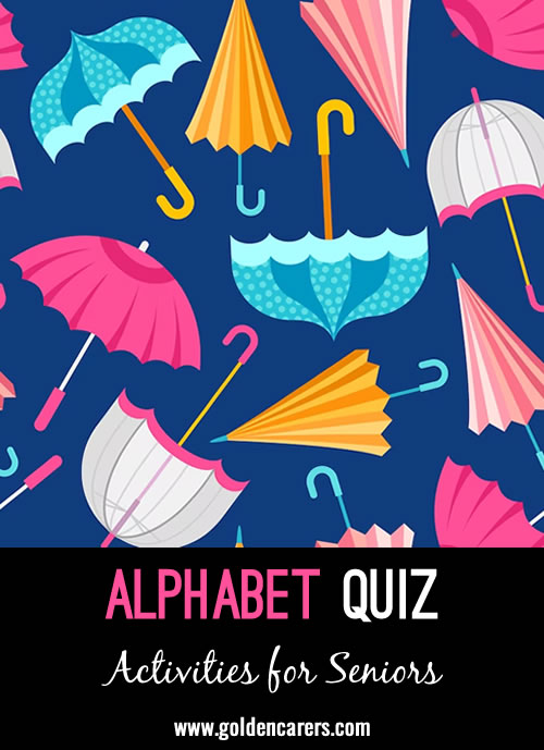 Alphabet Quiz #5