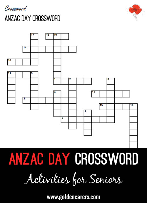 ANZAC Day Crossword