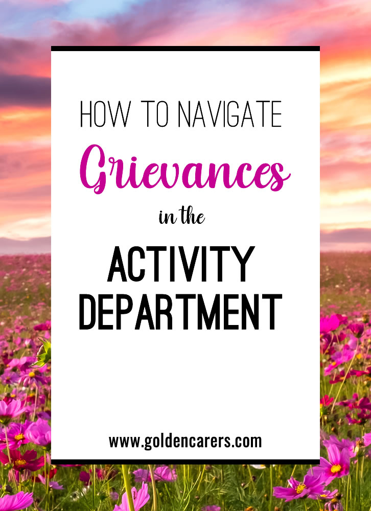 How to Navigate Grievances in the Activity  Department 