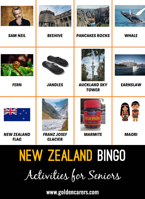 New Zealand Bingo