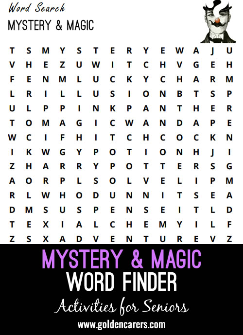 Mystery & Magic Word Search