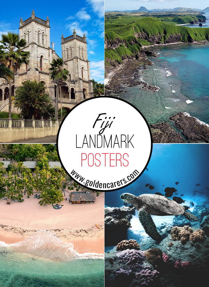 Fiji Landmark Posters