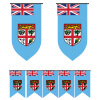 Fiji Bunting Templates