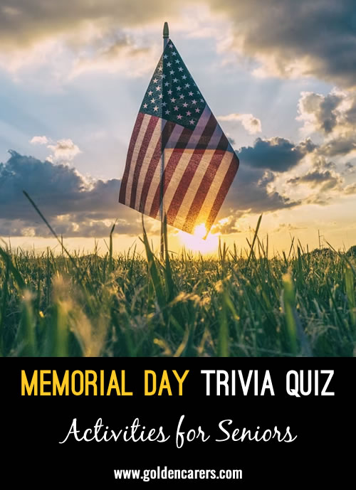 Memorial Day Trivia Quiz