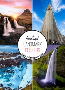 Iceland Landmark Posters