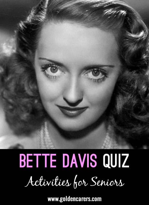 Bette Davis Quiz