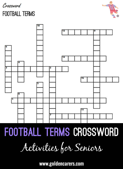 Football Terms Crossword