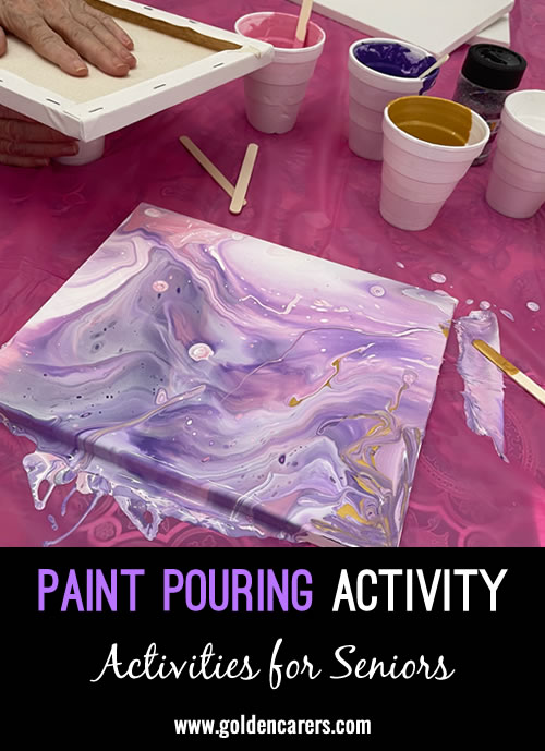 Paint Pouring Activity