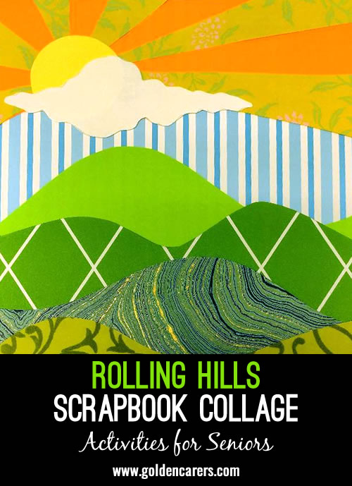 Rolling Hills Scrapbook Collage