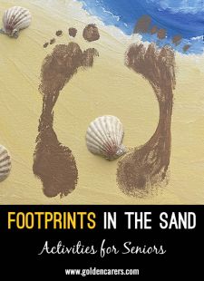 Footprints in the Sand Canvas