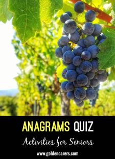 Anagram Quiz #10